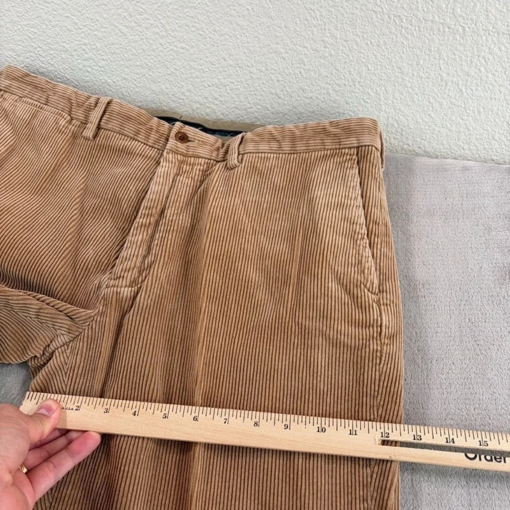 Vintage‎ Polo Ralph Lauren Preston Trouser Pants Brown Corduroy 36x31 Tag 38x32